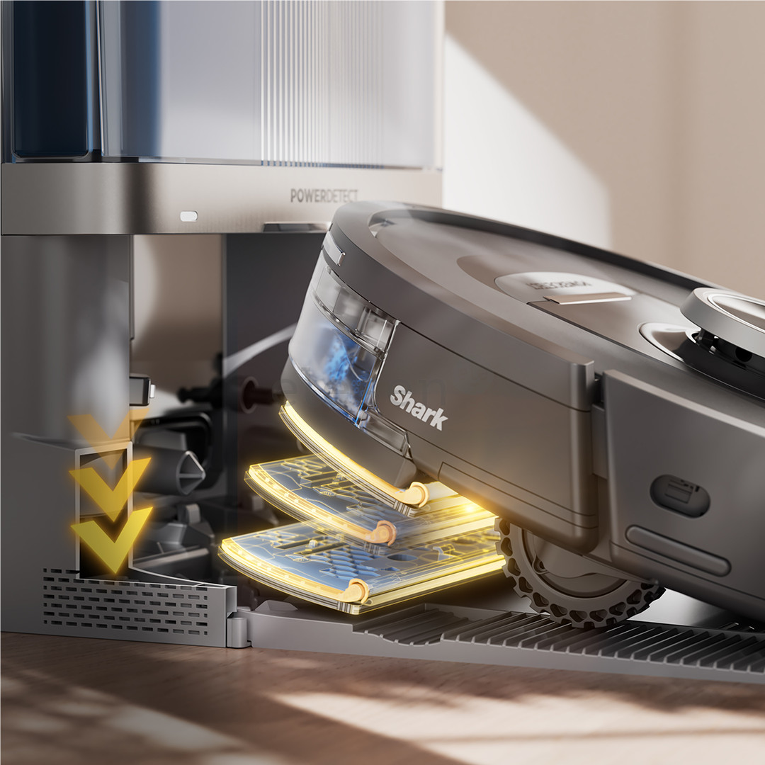 Shark PowerDetect NeverTouch, Wet & Dry, black - Robot vacuum cleaner