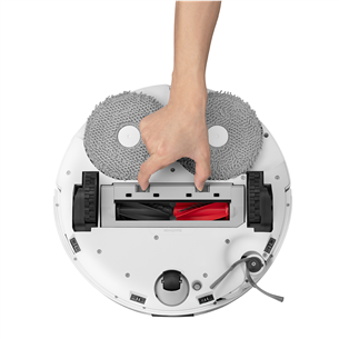 Roborock Q Revo Edge 5V1, wet & dry, baltas - Dulkių siurblys robotas