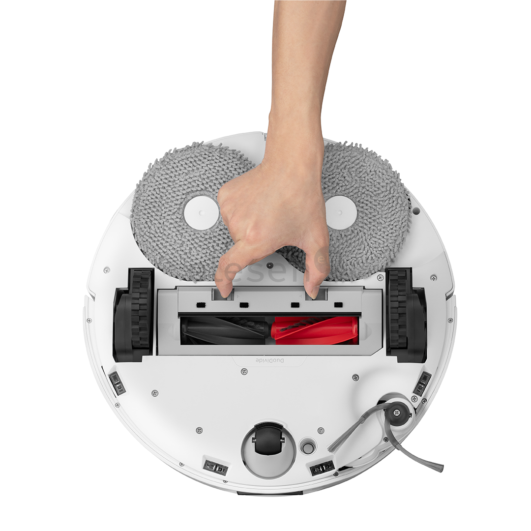 Roborock Q Revo Edge 5V1, wet & dry, baltas - Dulkių siurblys robotas