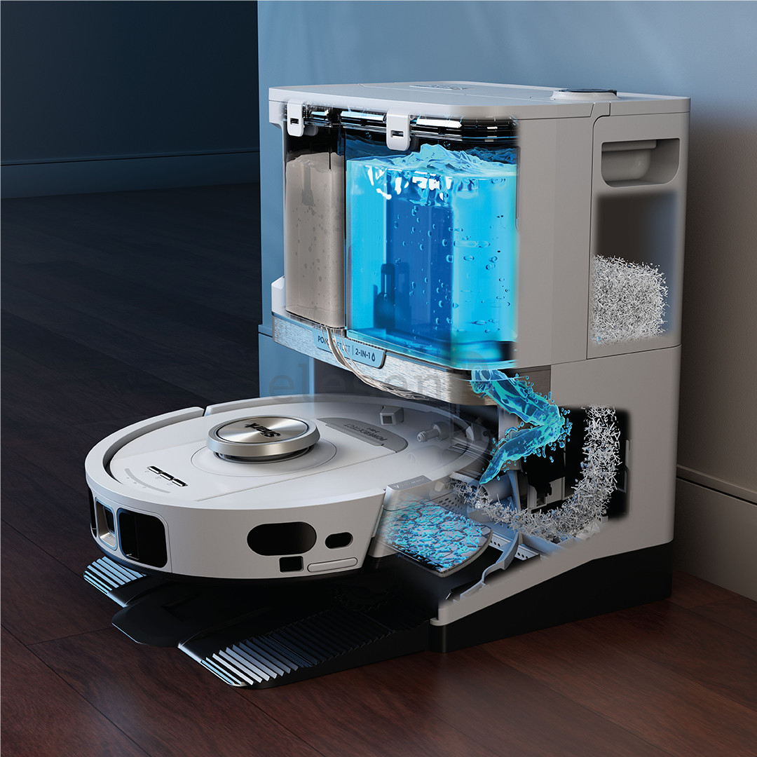 Shark PowerDetect NeverTouch Pro, Wet & Dry, white - Robot vacuum cleaner