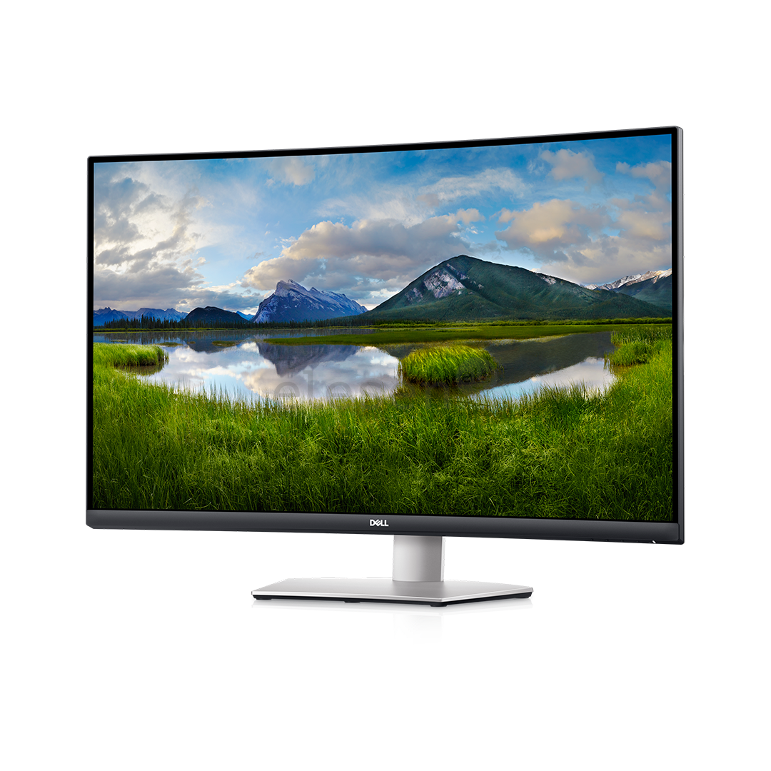 Dell S3221QSA, 32'', 4K UHD, VA, curved, silver - Monitor