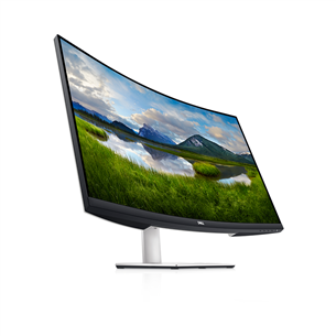 Dell S3221QSA, 32'', 4K UHD, VA, curved, silver - Monitor