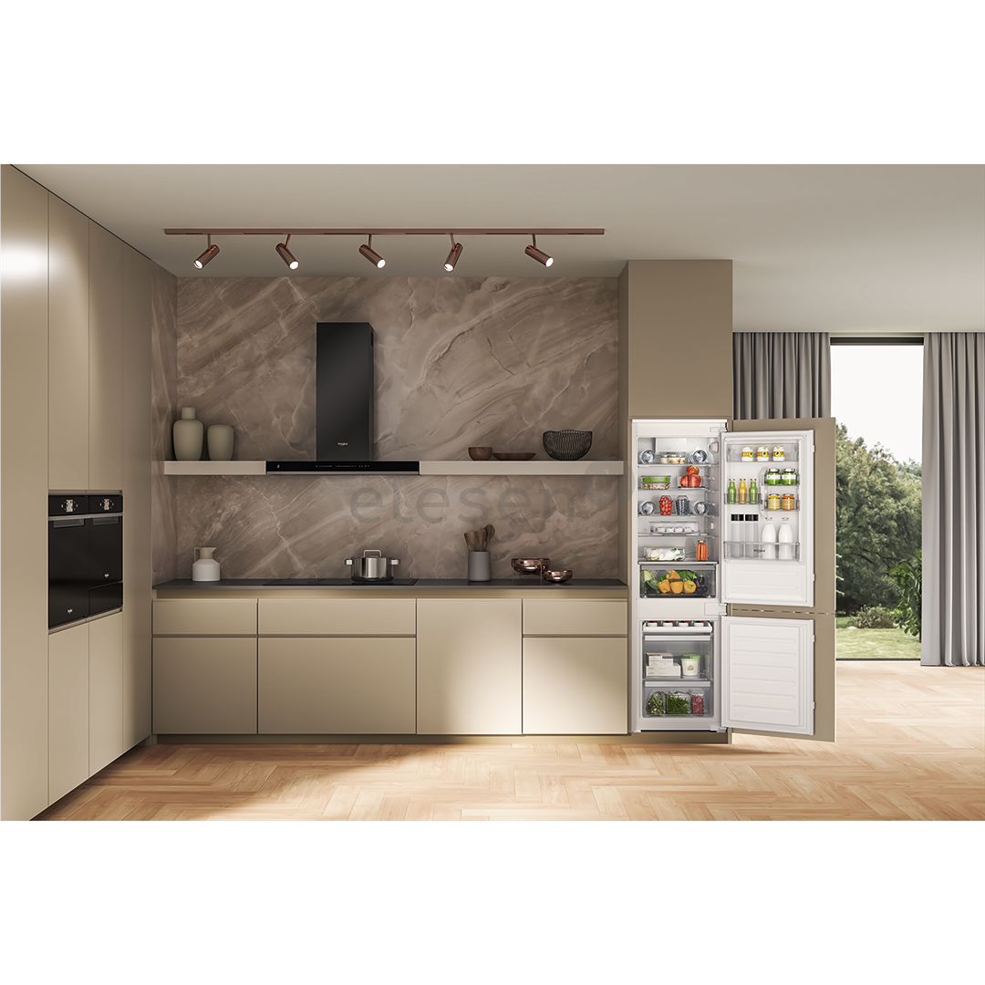 Whirlpool, 268 л, высота 177 см - Интегрируемый холодильник