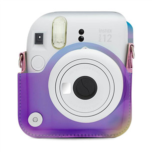 Fujifilm Instax Mini 12 Case, vaivorykštinis/rožinis - Dėklas