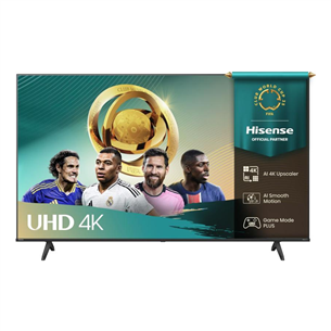 Hisense A6Q, 55'', 4K UHD, LED LCD, juodas - Televizorius 58A6Q