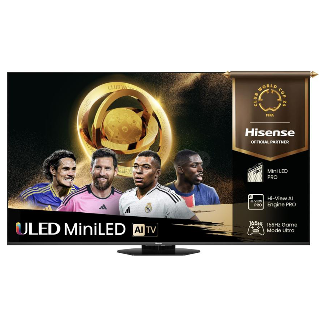 Hisense U8Q, 55'', 4K UHD, ULED, Mini LED, juodas - Televizorius