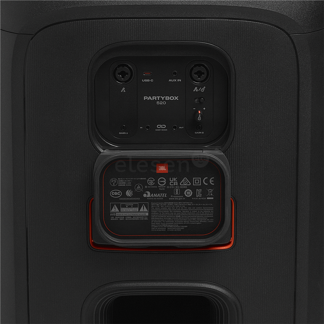 JBL Partybox Stage 520, juodas - Muzikinis centras