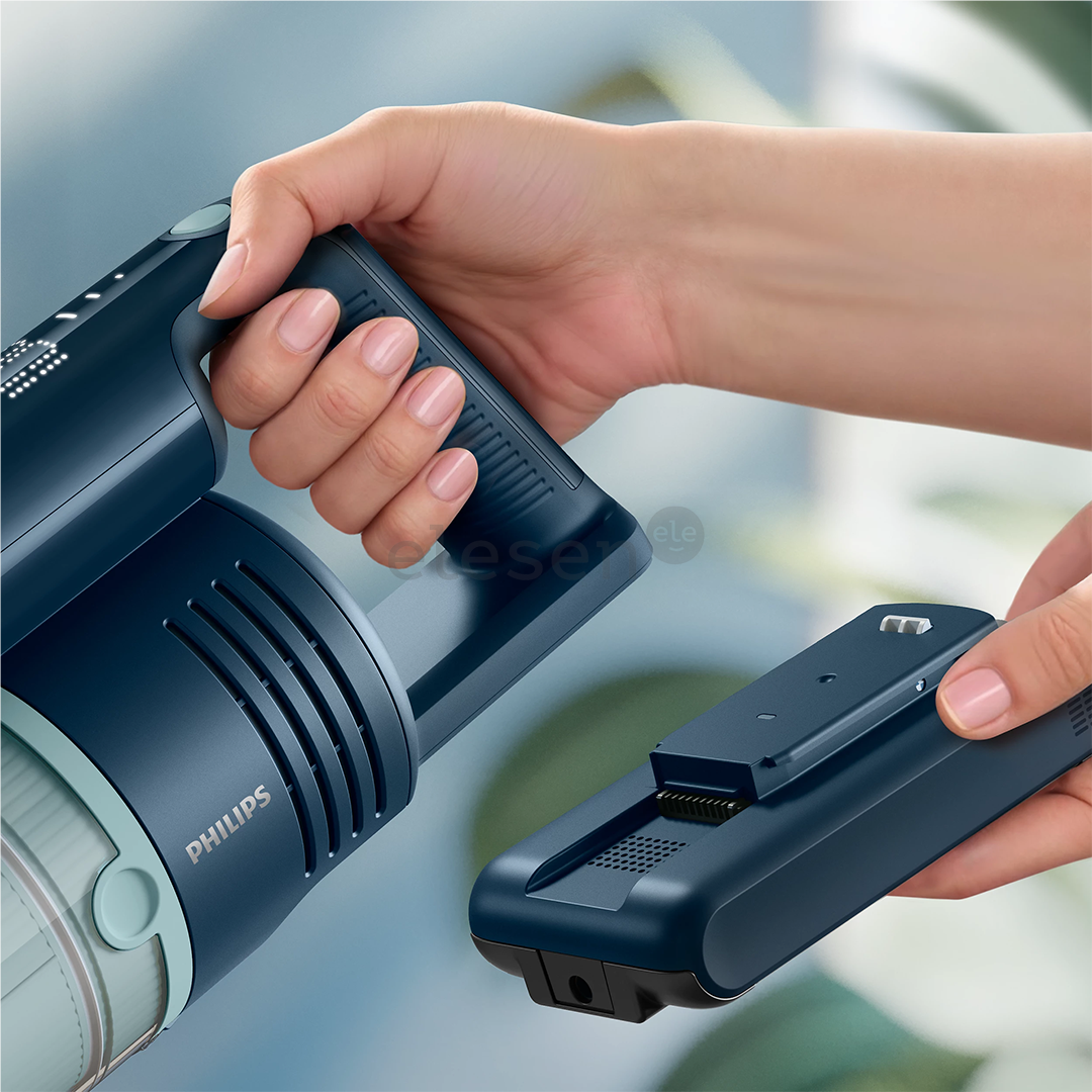 Philips 5000 Series Flex, mėlynas - Belaidis dulkių siurblys