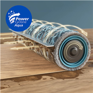 Philips HomeRun 9000 Series, сухая и влажная уборка, серый - Робот-пылесос