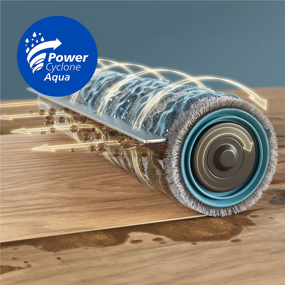 Philips HomeRun 9000 Series, сухая и влажная уборка, серый - Робот-пылесос