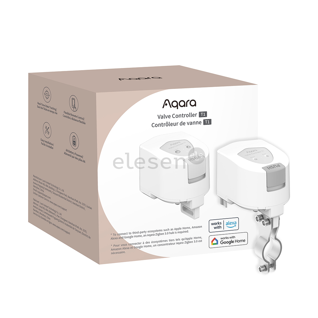 Aqara Valve Controller T1, baltas - Išmanusis namų vožtuvas