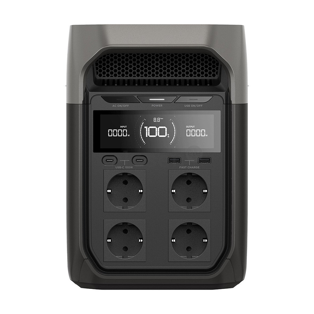 EcoFlow Delta 3, 1024 Втч, серый - Аккумуляторная станция