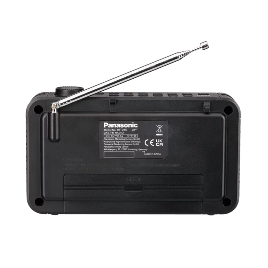 Panasonic RF-D15, FM, DAB+, Bluetooth, черный - Радио