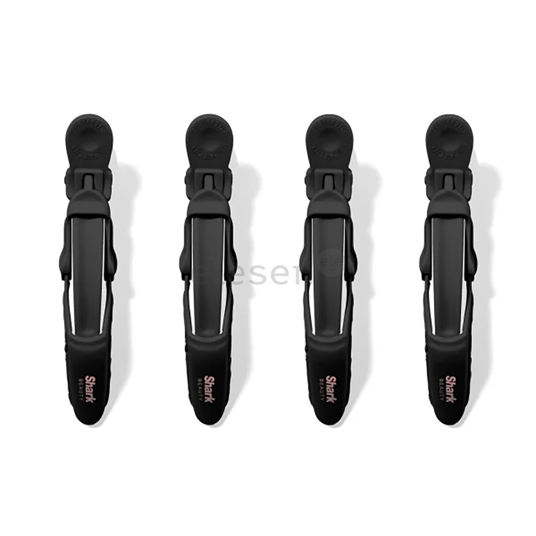 Shark, 4-pack, black - Hair clips