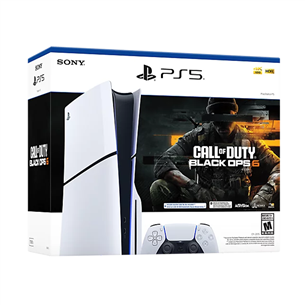 Sony PlayStation 5 Slim + Call of Duty®: Black Ops 6, balta - Žaidimų konsolė