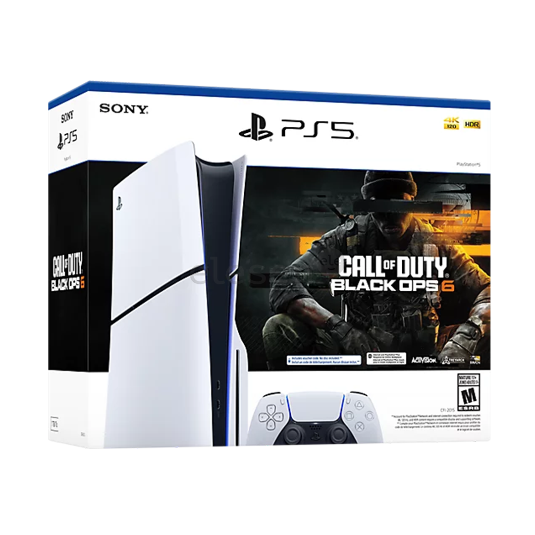 Sony PlayStation 5 Slim + Call of Duty®: Black Ops 6, balta - Žaidimų konsolė