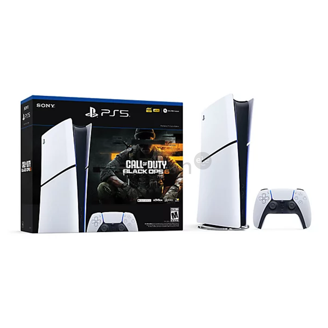 Sony PlayStation 5 Slim Digital + Call of Duty®: Black Ops 6, balta - Žaidimų konsolė