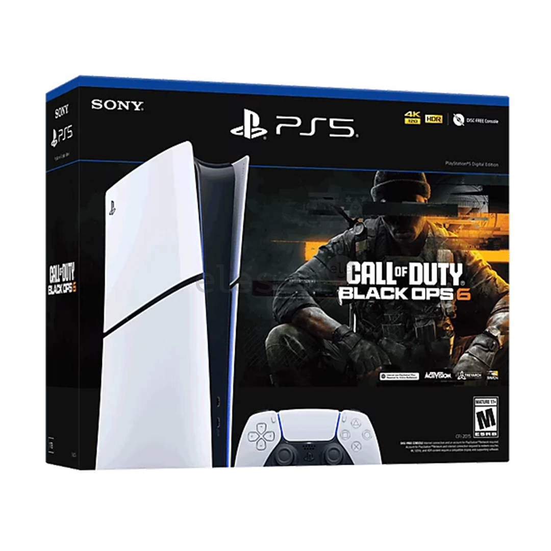 Sony PlayStation 5 Slim Digital + Call of Duty®: Black Ops 6, balta - Žaidimų konsolė