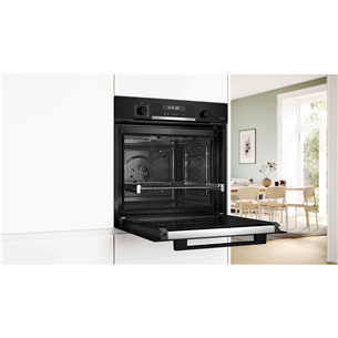 Bosch, 71 L, pirolizė, juoda - Įmontuojama orkaitė