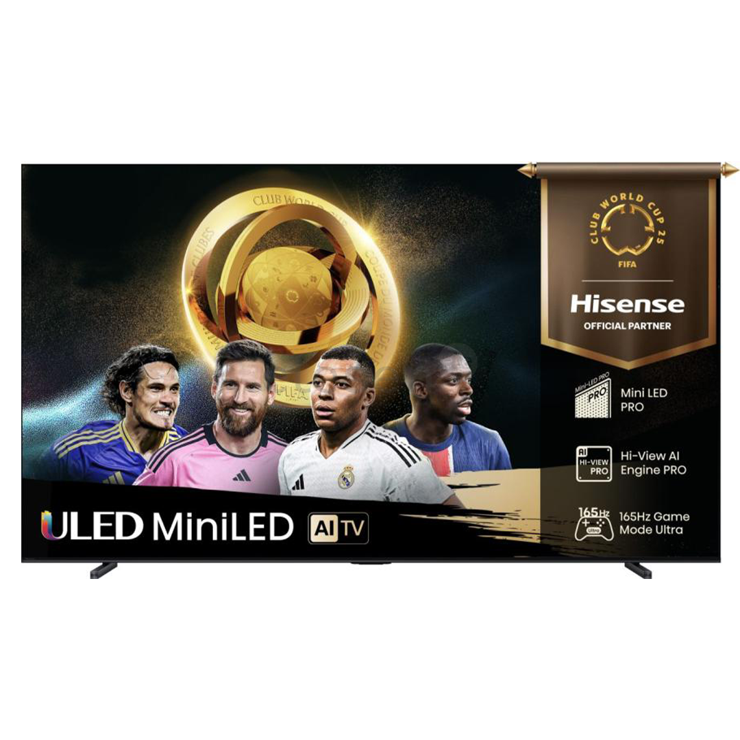 Hisense U7Q PRO, 100'', 4K UHD, ULED, Mini LED, juodas - Televizorius