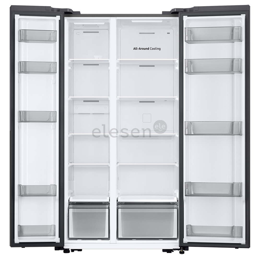 Samsung, NoFrost, 583 L, aukštis 178 cm, sidabro spalvos - SBS šaldytuvas