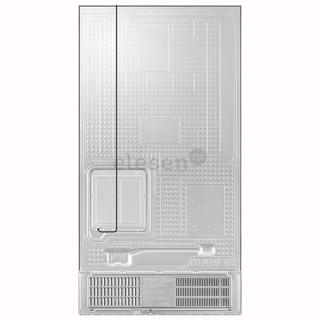 Samsung, NoFrost, 583 L, aukštis 178 cm, sidabro spalvos - SBS šaldytuvas