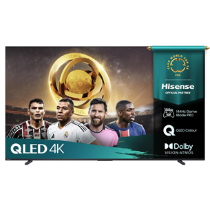 Hisense E7Q PRO, 85'', 4K UHD, QLED, juodas - Televizorius 100E7QPRO