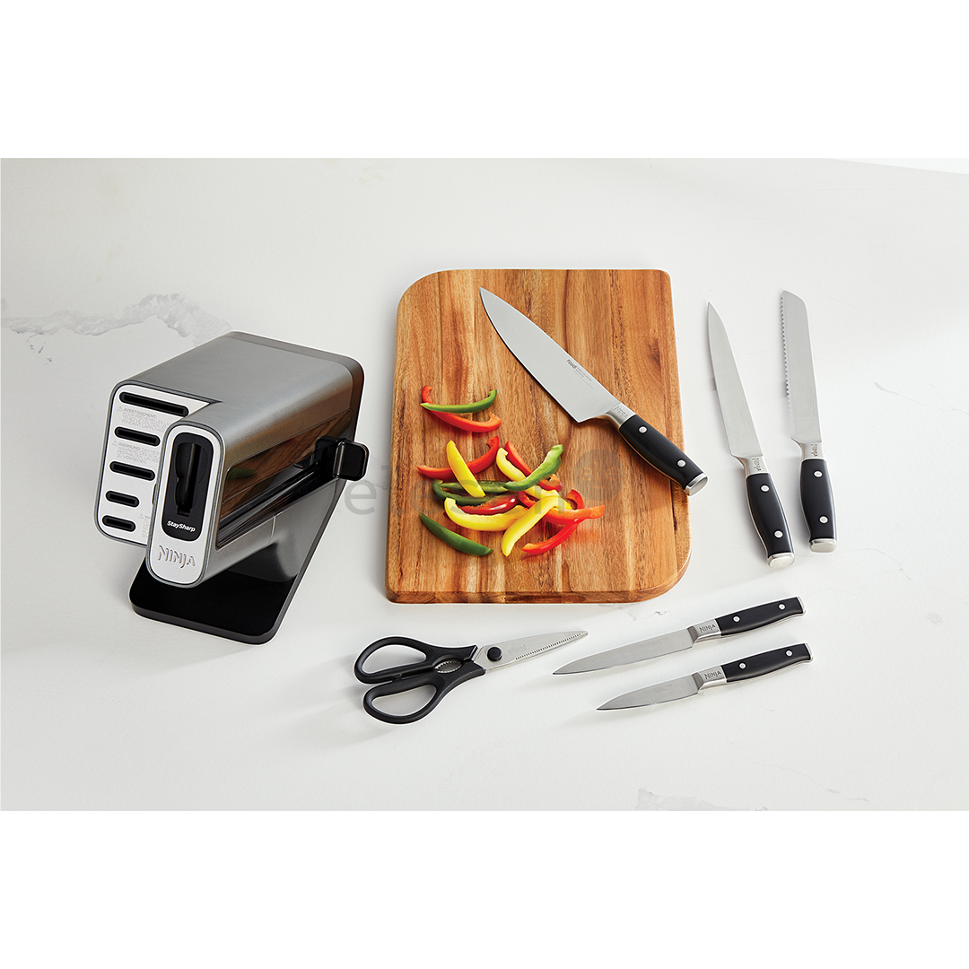 Ninja Foodi StaySharp, 6-piece set - Knife Block with Integrated Sharpener