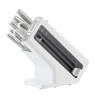 Ninja StaySharp, 6 dalių, nerūdijančio plieno/baltas - Peilių rinkinys su stovu K62006EUWH