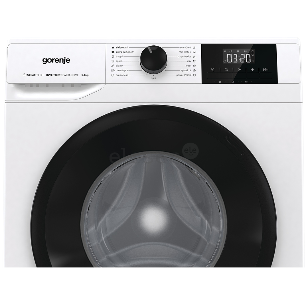 Gorenje, 6 кг, глубина 43,5 см, 1000 об/мин - Стиральная машина с передней загрузкой