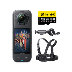 Insta360 X5 Standard Bundle, 8K, 360º, juoda - Veiksmo kamera