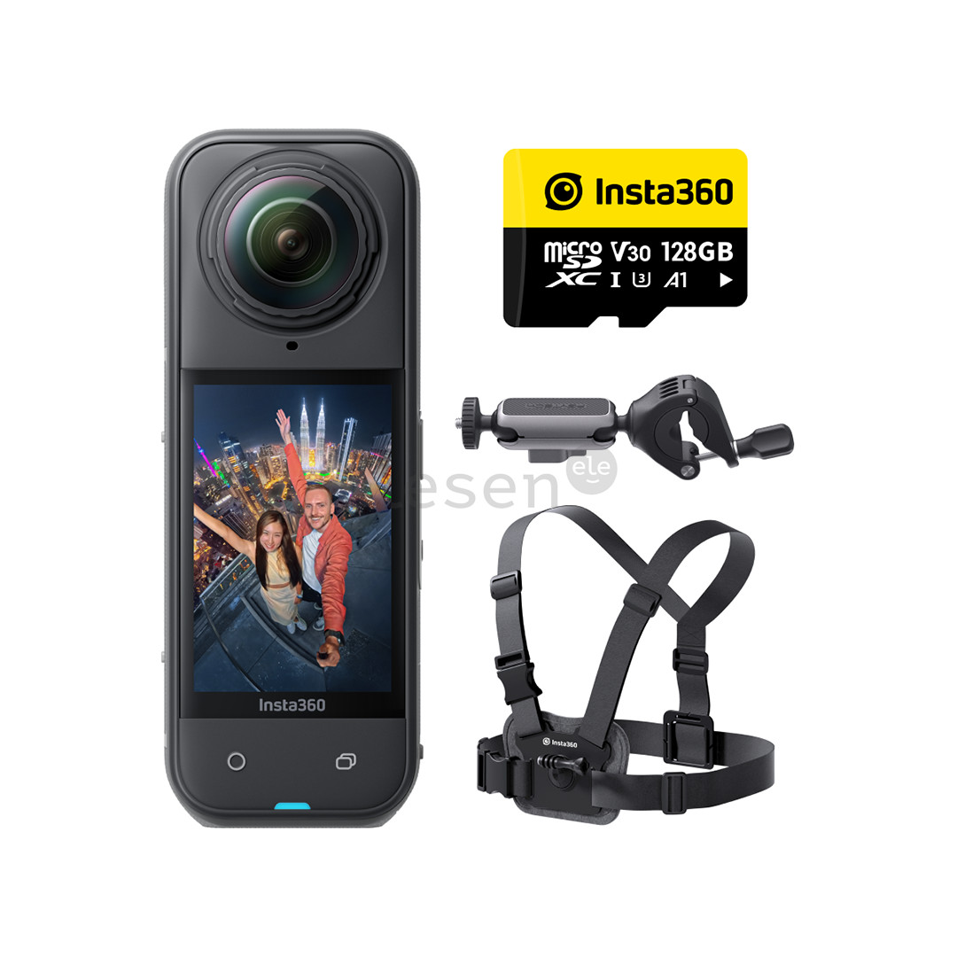 Insta360 X5 Road Cycling Bundle, 8K, 360º, black - Action camera