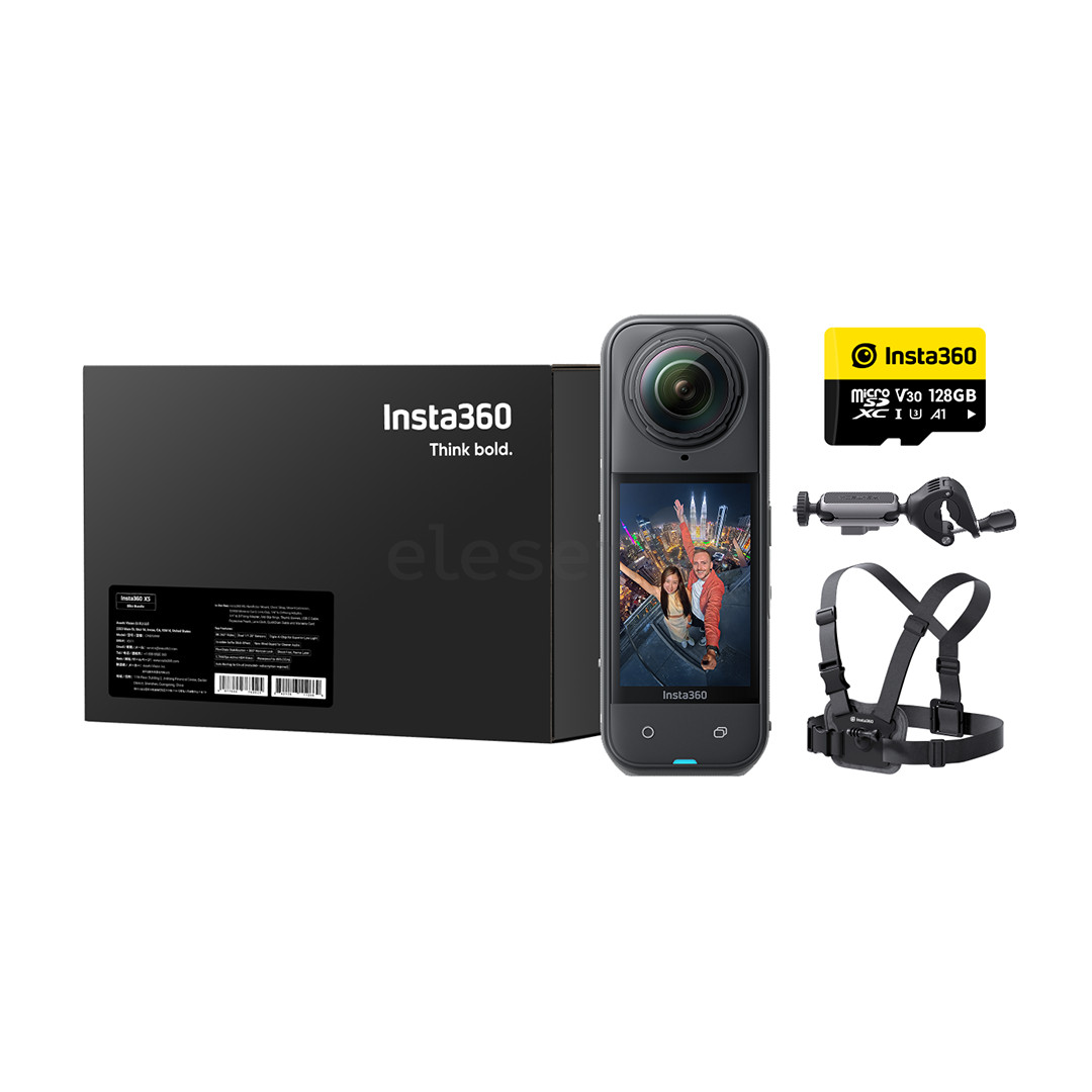 Insta360 X5 Road Cycling Bundle, 8K, 360º, black - Action camera