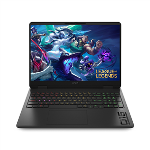 HP Omen 16, 16'', WUXGA, 144 Hz, Ryzen AI 7, 24 GB, 512 GB, ENG, juodas - Nešiojamas kompiuteris BP7U9EA#ABB