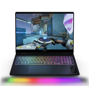 HP Omen Max 16, 16'', WUXGA, 165 Hz, Ryzen AI 9, 32 GB, 1 TB, RTX 5080, ENG, juodas - Nešiojamas kompiuteris BP7R2EA#ABB