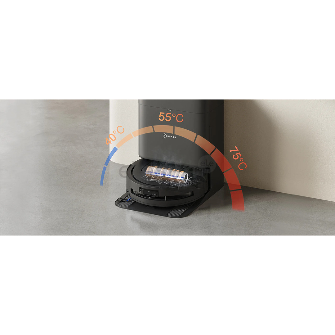 Ecovacs Deebot T80 Omni, wet & dry, black - Robot vacuum cleaner