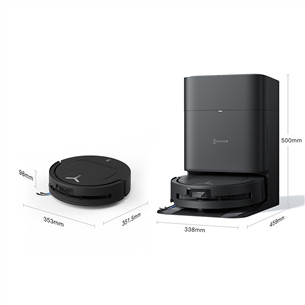 Ecovacs Deebot T80 Omni, wet & dry, black - Robot vacuum cleaner