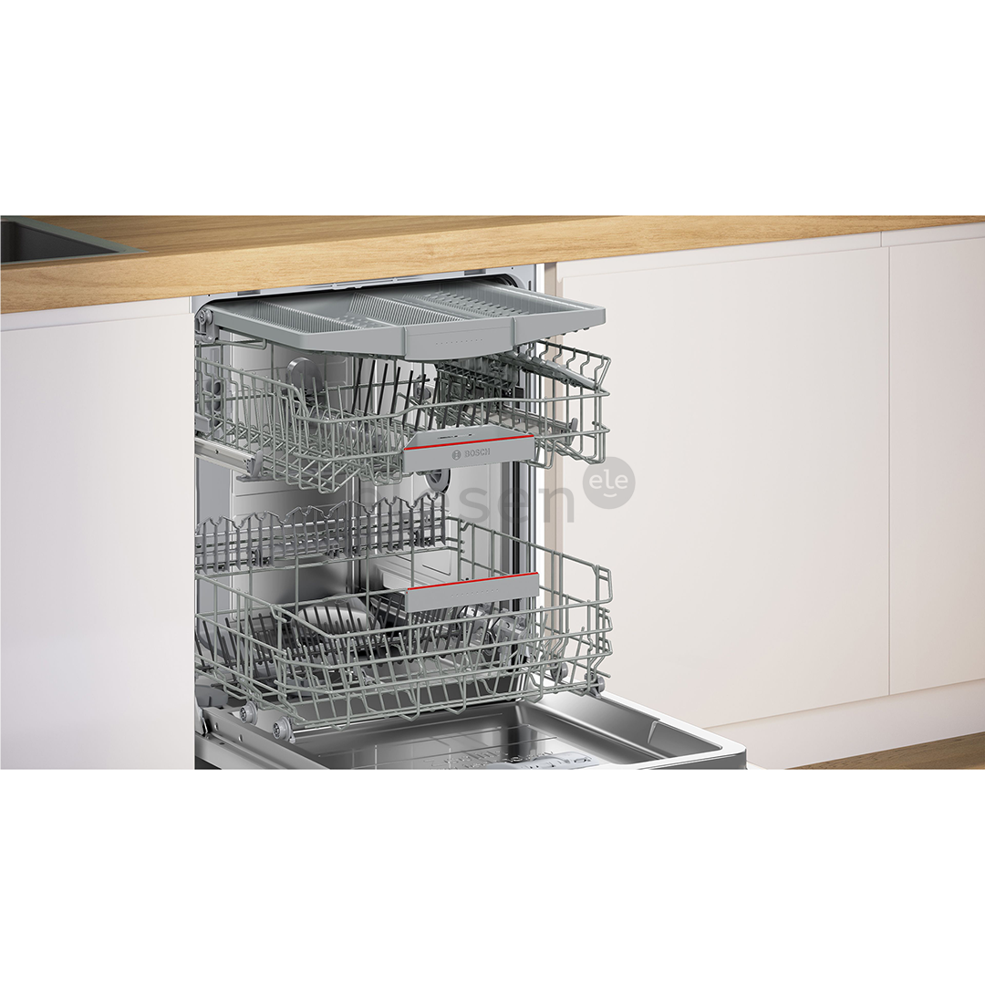 Bosch, Series 6, 14 komplektų talpa - Įmontuojama indaplovė