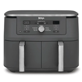 Ninja 6-in-1 Dual Zone, 9.5 L, 2470 W, tamsiai pilka - Karšto oro gruzdintuvė