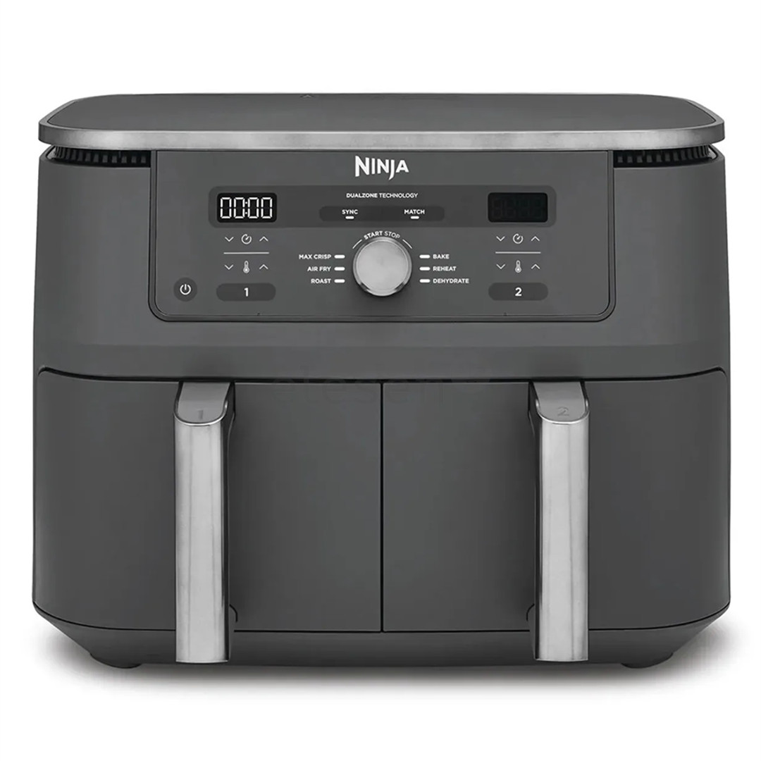 Ninja 6 в 1 Dual Zone, 9,5 л, 2470 Вт, темно-серый - Аэрогриль