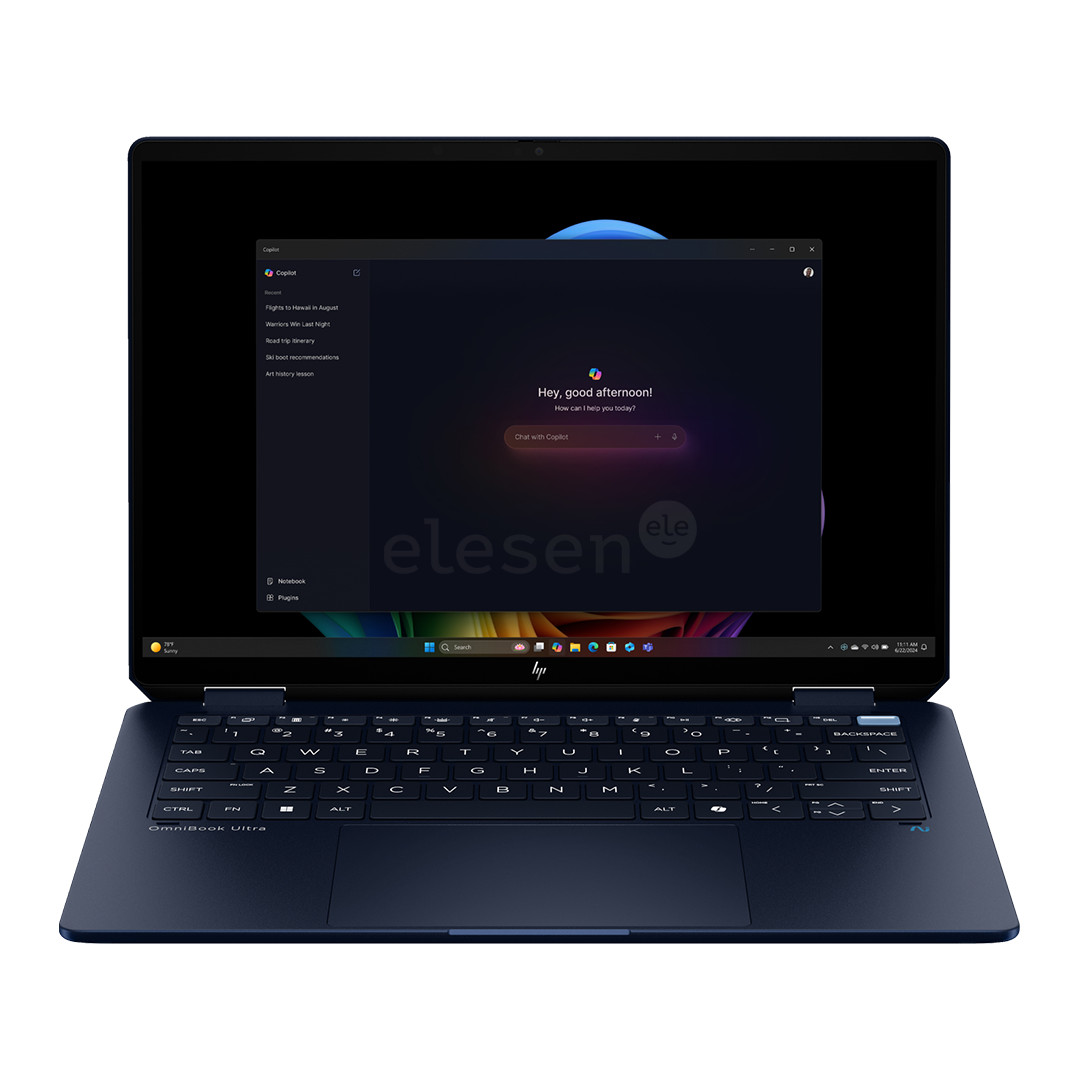 HP OmniBook Ultra Flip, 14'', OLED, 3K, 120 Hz, Ultra 7, 32 GB, 1 TB, ENG, atmospheric blue - Notebook