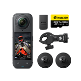 Insta360 X5 Motorcycle Bundle, 8K, 360º, juoda - Veiksmo kamera