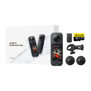 Insta360 X5 Motorcycle Bundle, 8K, 360º, черный - Экшн-камера