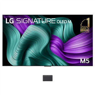 LG Signature OLED Evo AI M5, 97'', 4K UHD, OLED, черный - Телевизор OLED97M59LA.AEU