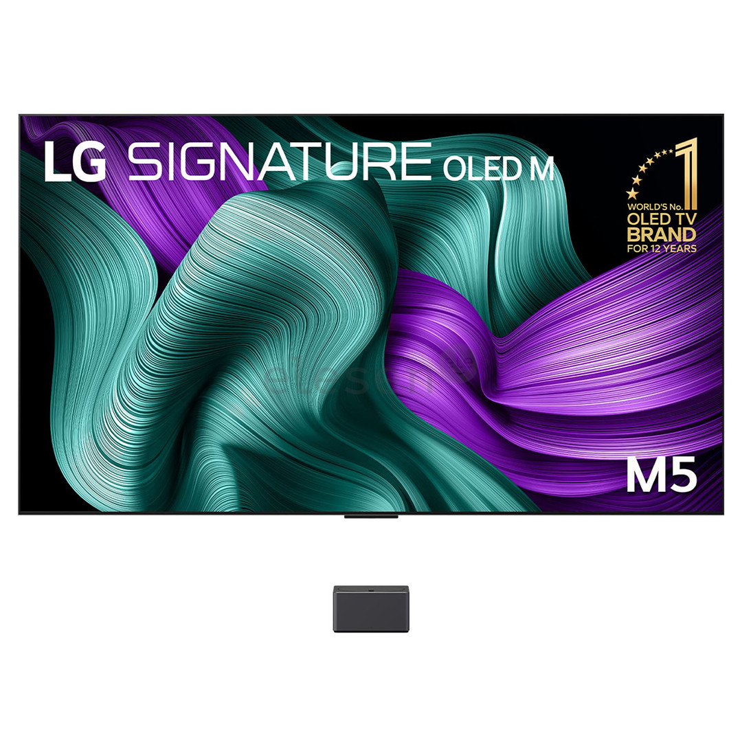 LG Signature OLED Evo AI M5, 97'', 4K UHD, OLED, черный - Телевизор