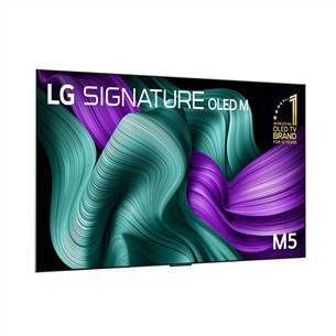LG Signature OLED Evo AI M5, 97'', 4K UHD, OLED, черный - Телевизор