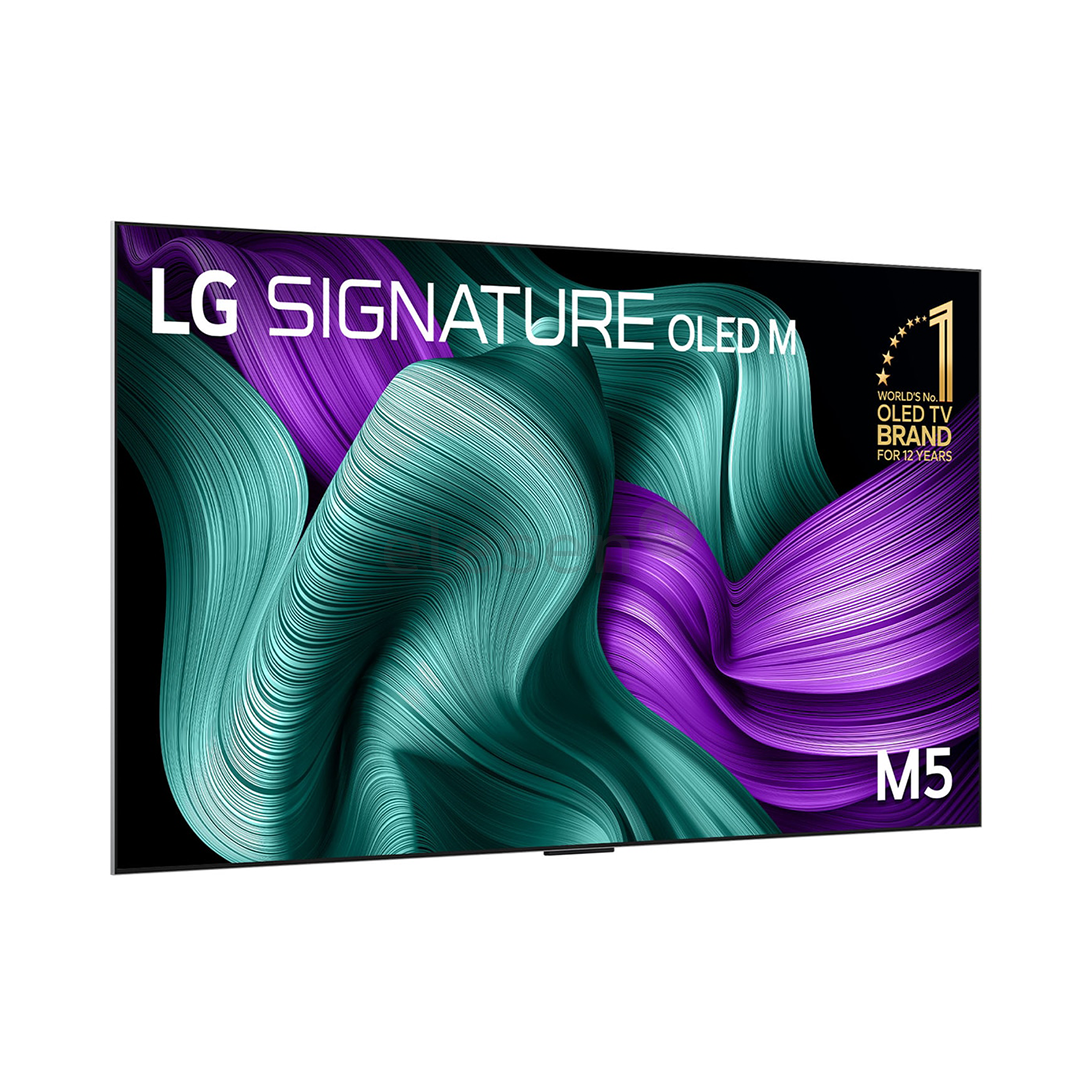 LG Signature OLED Evo AI M5, 97'', 4K UHD, OLED, черный - Телевизор
