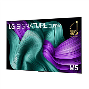 LG Signature OLED Evo AI M5, 97'', 4K UHD, OLED, черный - Телевизор
