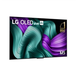 LG Signature OLED Evo AI M5, 65'', 4K UHD, OLED, black - TV