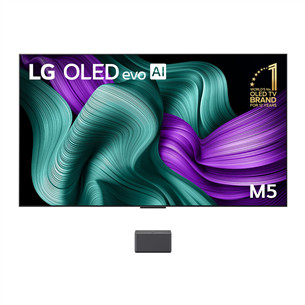 LG Signature OLED Evo AI M5, 77'', 4K UHD, OLED, черный - Телевизор OLED77M59LA.AEU
